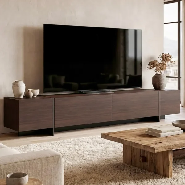 Contemporary TV Stand with Storage